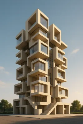 Thiết kế tòa nhà Swarmism Tower