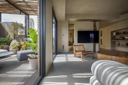 Căn hộ penthouse điêu khắc Đài Bắc Đài Loan