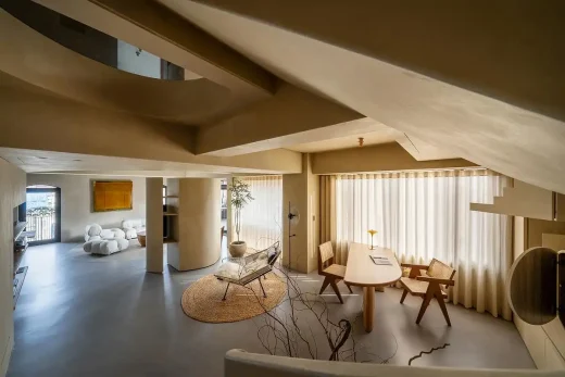 Căn hộ penthouse điêu khắc Đài Bắc Đài Loan