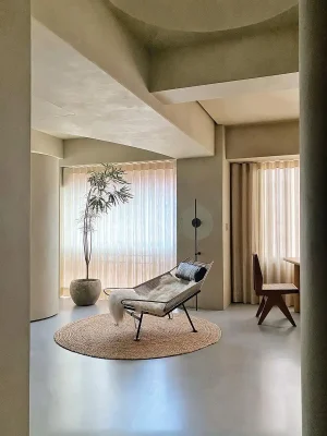 Nội thất Penthouse Đài Bắc Đài Loan được điêu khắc