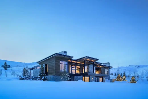 Kiến trúc Nhà Mây Trắng Idaho Hoa Kỳ
