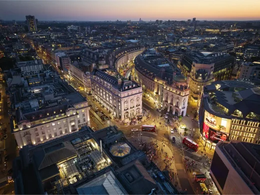 10 Piccadilly Crown Estate West End phát triển Trên không