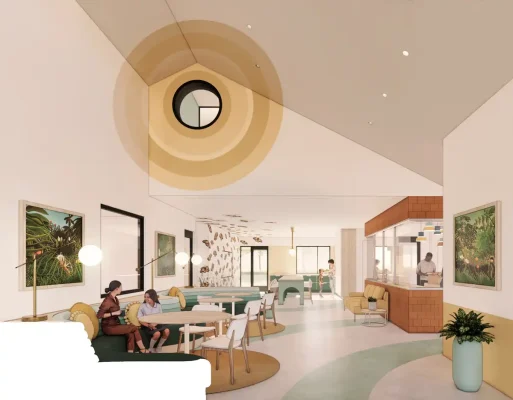 Thiết kế tòa nhà Austin Angels của Michael Hsu Văn phòng Kiến trúc