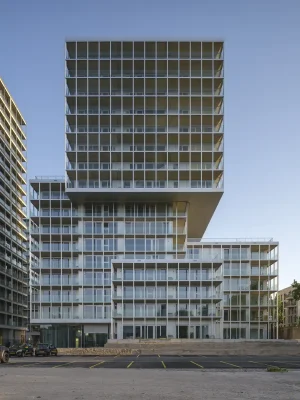 Thiết kế tòa nhà Bajes Kwartier Amsterdam của OMA