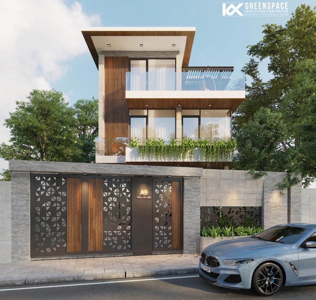 Biệt thự 3 tầng Vũng Tàu - vẻ đẹp của những mái hiên3