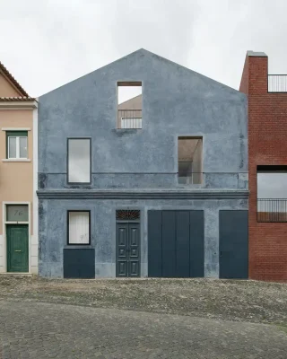 Blue House ở Marvila, thiết kế nhà ở Lisbon