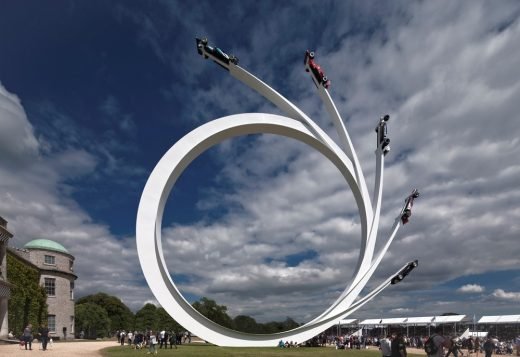 Điêu khắc trung tâm cho Lễ hội tốc độ Goodwood 2017