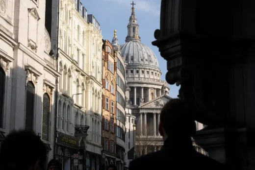 Khu công cộng phố Fleet Nhà thờ lớn London St Pauls