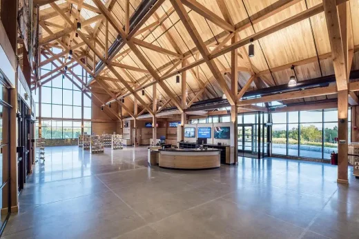 Kiến trúc của Công viên Quốc gia Gateway Center Acadia Maine Hoa Kỳ