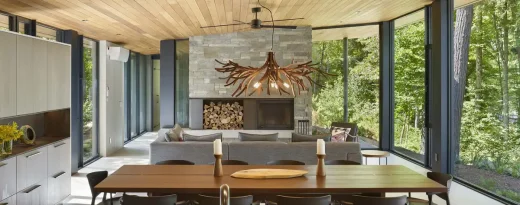 Thiết kế nội thất nhà ở Percy Lake Cottage, Quận Haliburton, Ontario