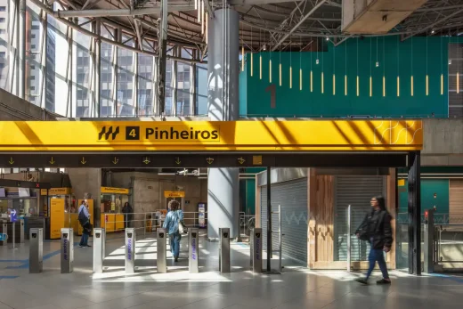 Trạm Pinheiros và Faria Lima Trang bị thêm São Paulo