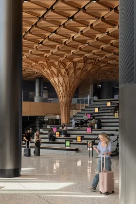 Mở rộng phòng chờ C của Sân bay Quốc tế Seattle-Tacoma, WA, Hoa Kỳ