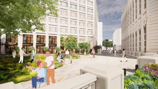 Thiết kế Spring Gardens Piazza London