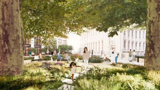 Thiết kế Spring Gardens Piazza London