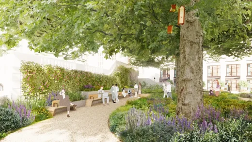 Thiết kế Spring Gardens Piazza London