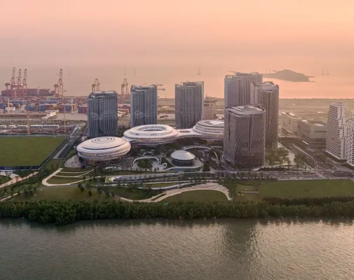 Tengyun Center Shenzhen Tencent Campus Buildings, China