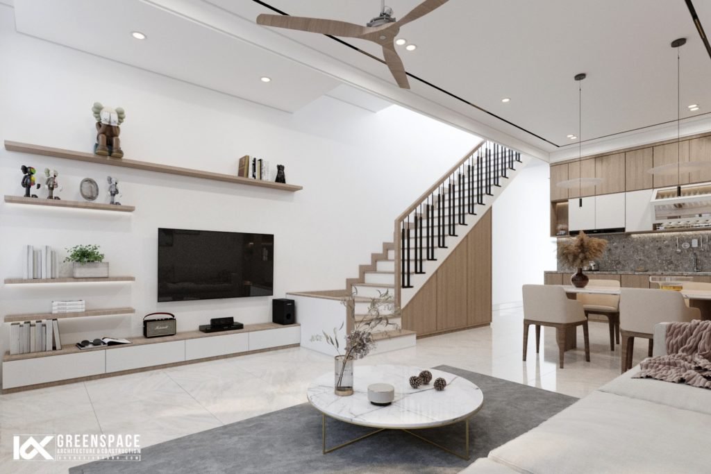 Thiết kế nội thất nhà 3 tầng