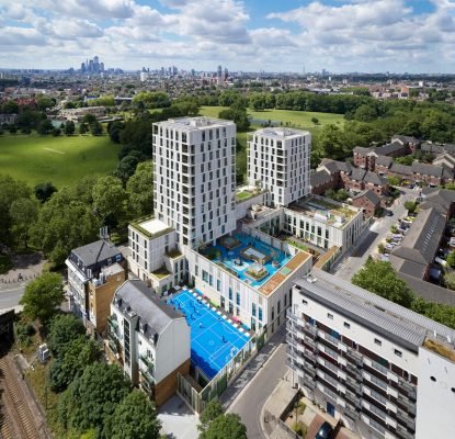 Nhà ở và trường học Tiger Way Hackney London