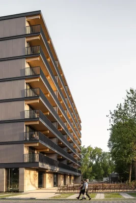 Tòa nhà dân cư bằng gỗ Valckensteyn Rotterdam