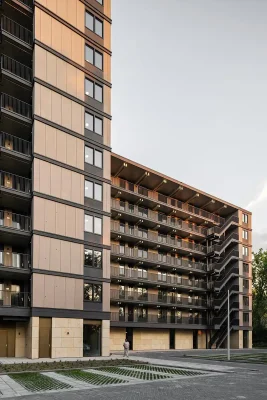Tòa nhà dân cư bằng gỗ Valckensteyn Rotterdam
