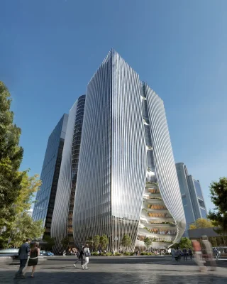 Thiết kế tòa nhà Z8 Tower Bắc Kinh của kiến ​​trúc sư ZHA
