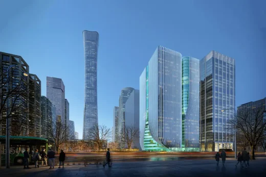 Tòa nhà Z8 Tower Khu thương mại trung tâm Bắc Kinh của ZHA