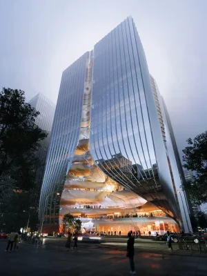 Tòa nhà Z8 Tower Khu thương mại trung tâm Bắc Kinh của ZHA