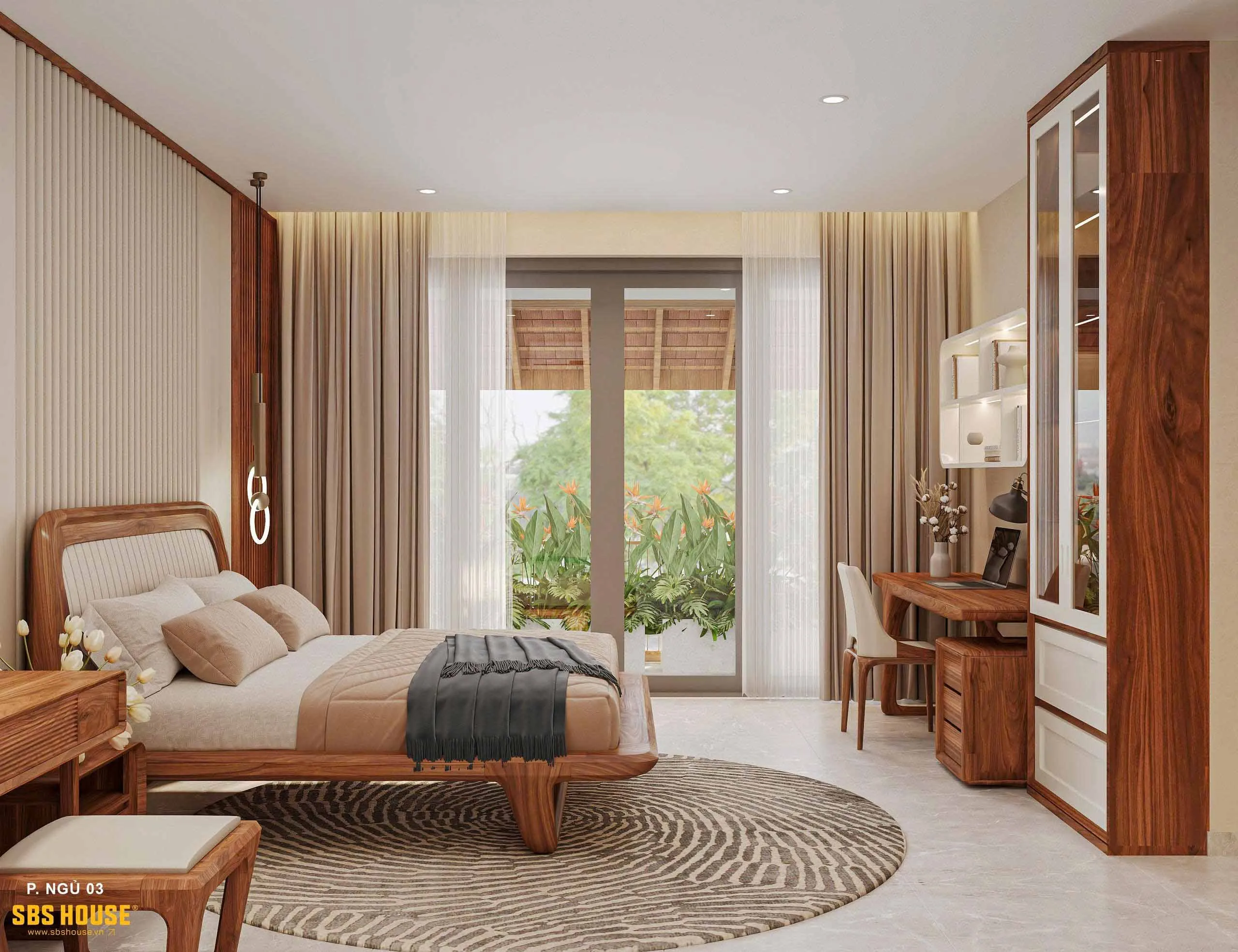 Cây xanh được bố trí liền kề các khu vực sử dụng thường xuyên, giúp thiên nhiên trở thành một phần trực tiếp trong trải nghiệm sinh hoạt hằng ngày. 